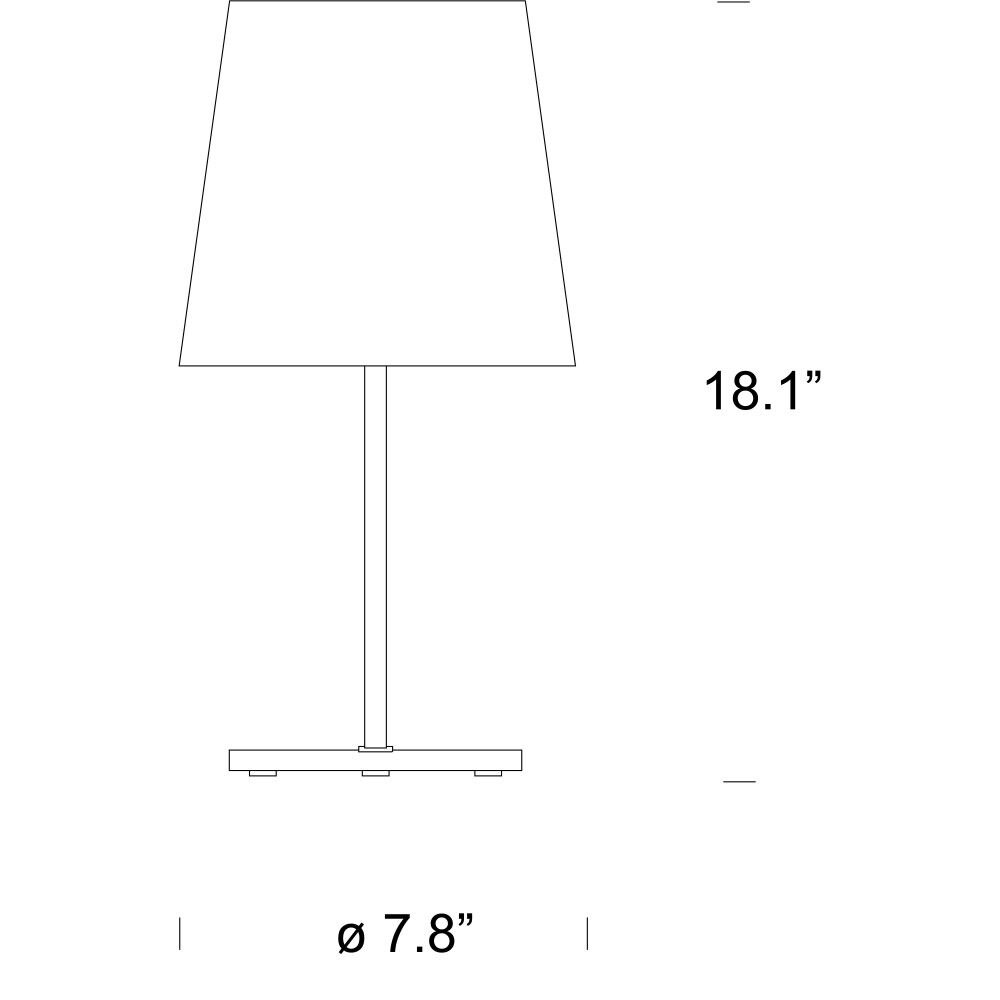 3247TA Table Dimensions