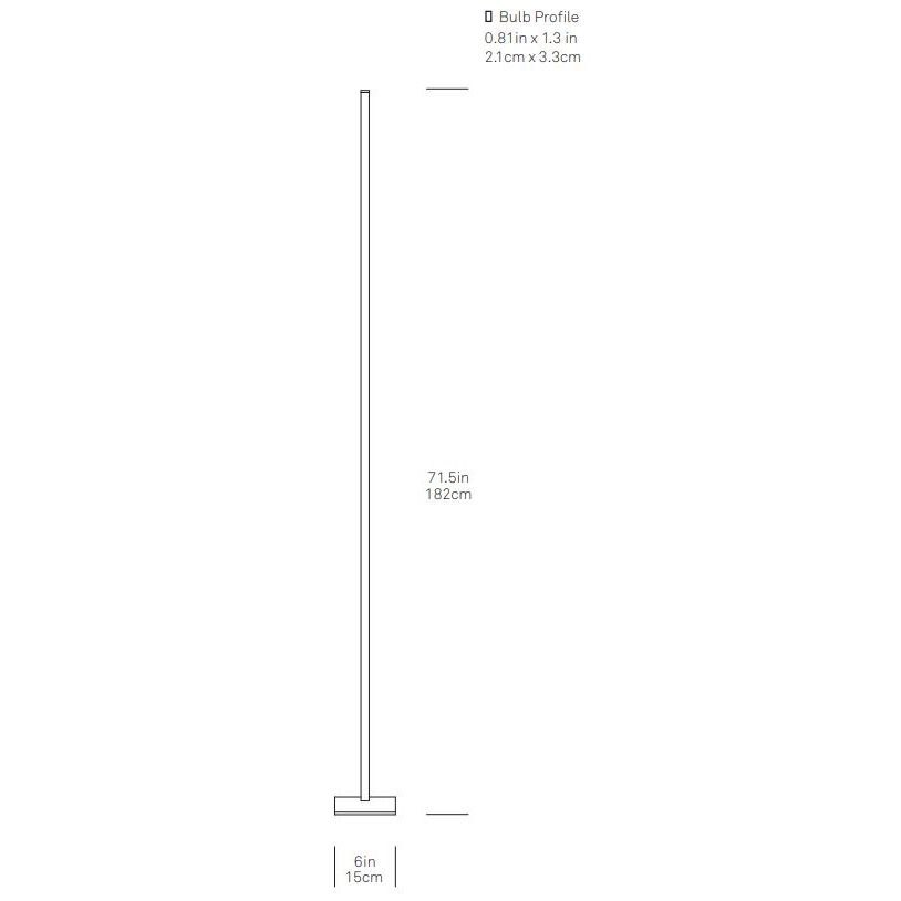 6ft Floor Torch Dimensions