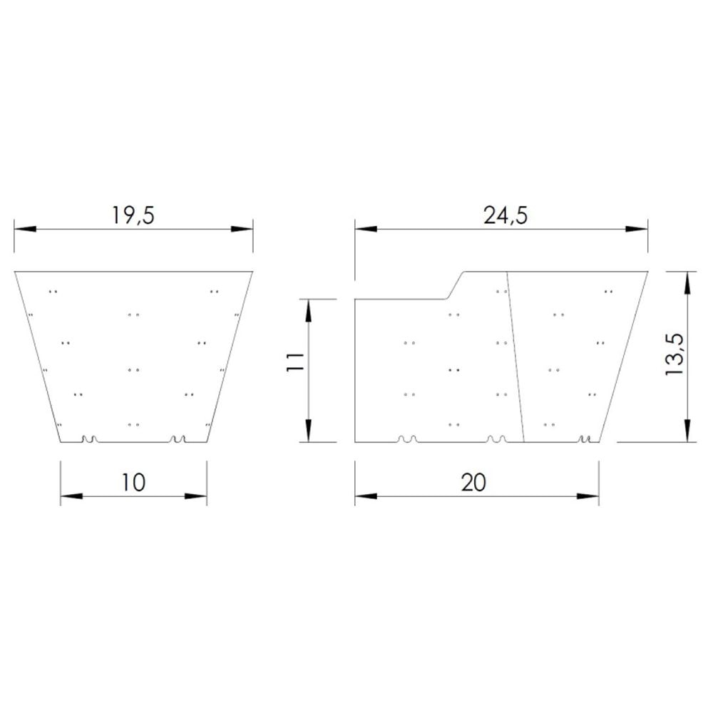 9464 Wall Dimensions