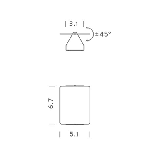 Applique À Volet Pivotant Wall Dimensions