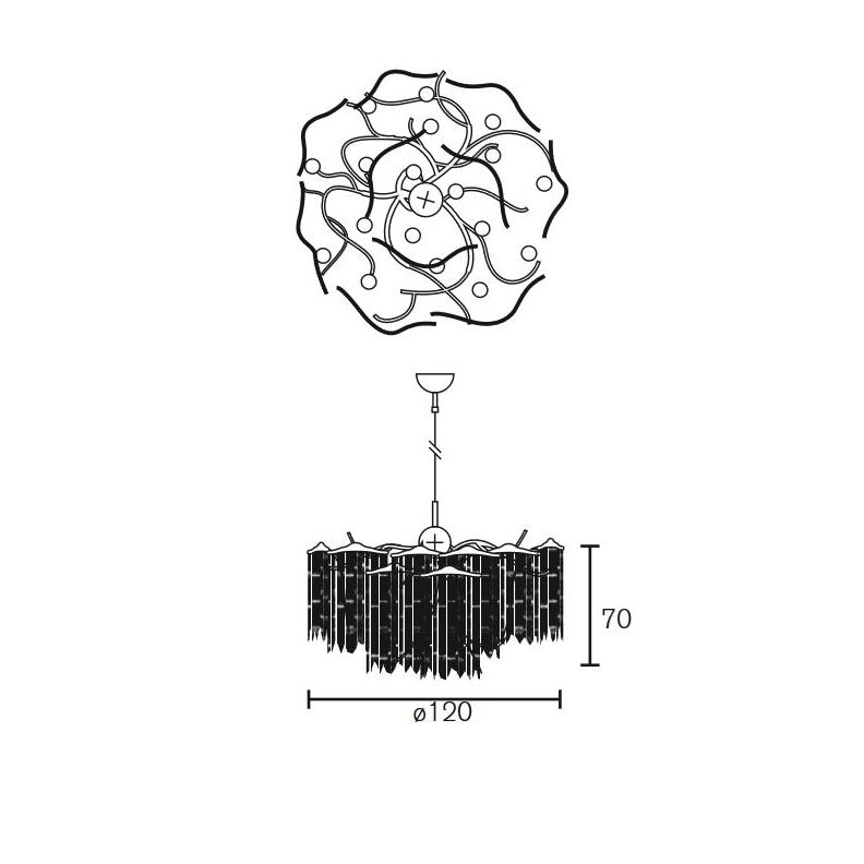 Arthur Suspension Round Dimensions