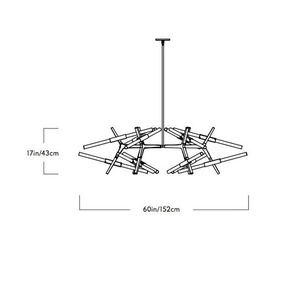 Astral Agnes 03-24 Light Suspension Dimensions