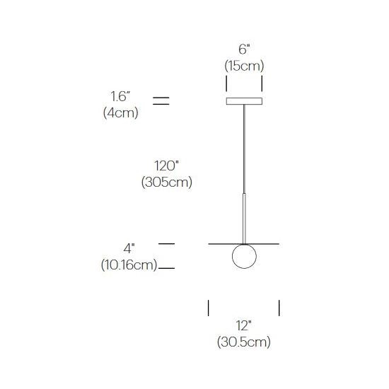 Bola Disc Suspension Dimensions