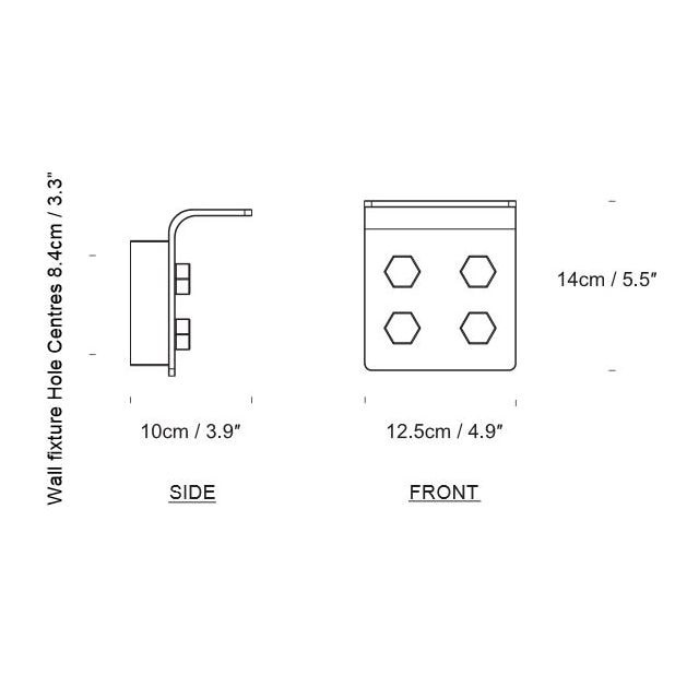 Bolt Wall Dimensions
