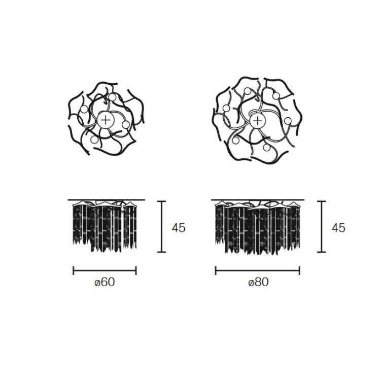 Arthur Ceiling Round Dimensions