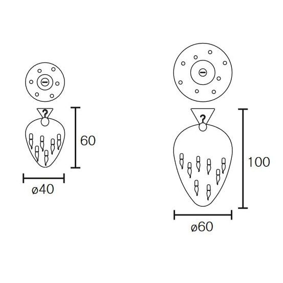 Hollywood Suspension Conical Dimensions