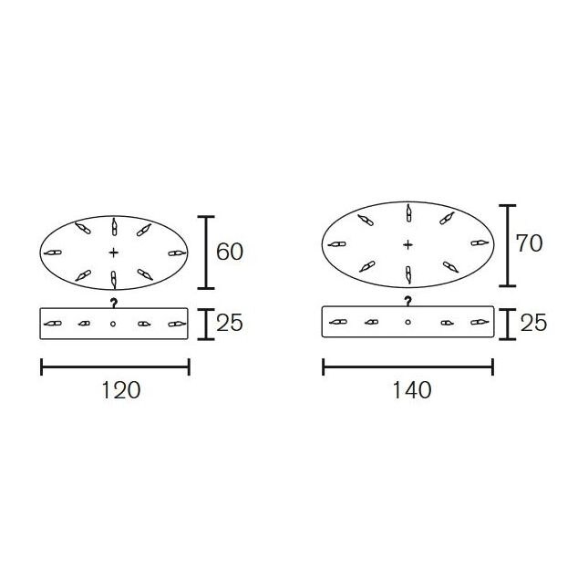 Hollywood Suspension Oval Dimensions