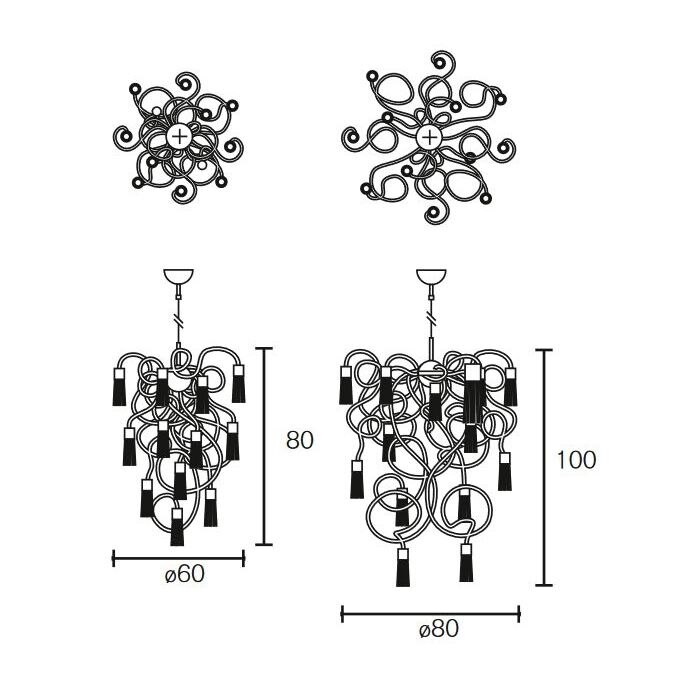 Sultans of Swing Suspension Conical Dimensions