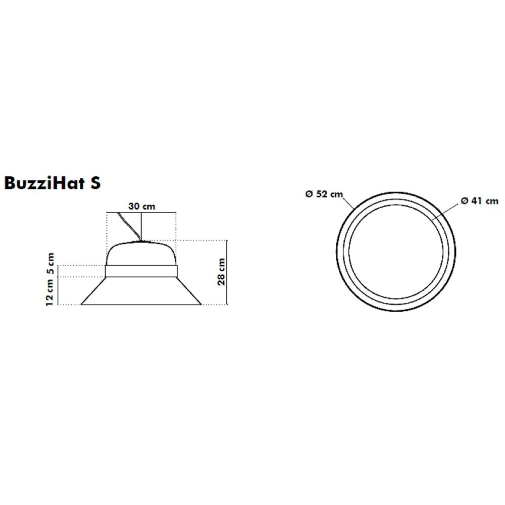 BuzziHat Suspension Dimensions