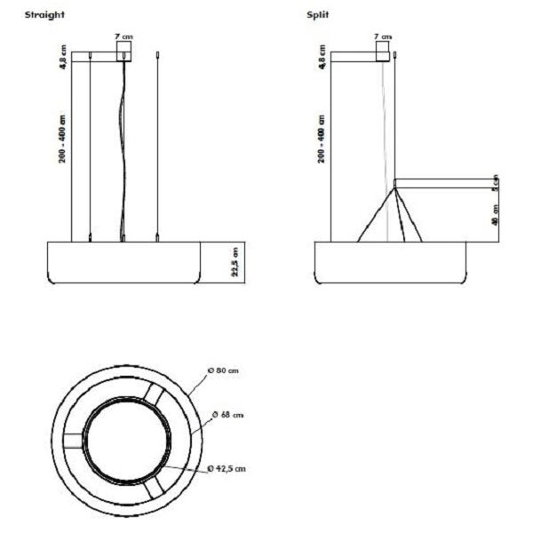 BuzziJet Suspension Dimensions