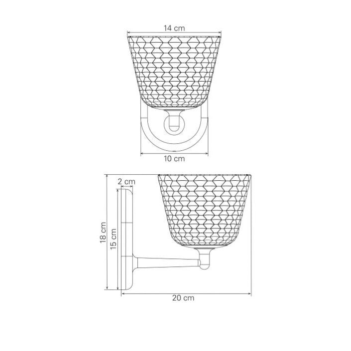 Candy Light Wall Dimensions