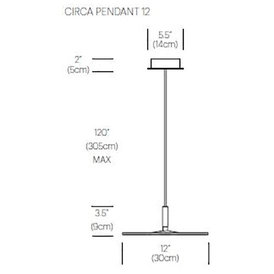 Circa Suspension Dimensions