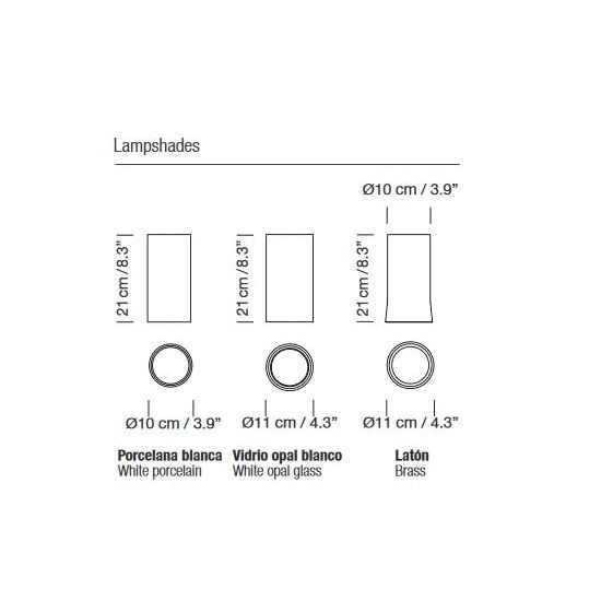 Cirio Lineal Suspension Dimensions