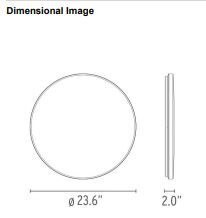Clara Trim Ring Accessory Dimensions