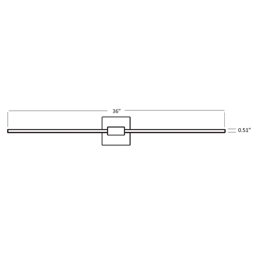 Z-Bar Wall Sconce - Koncept | Wall Sconces - USA & Canada