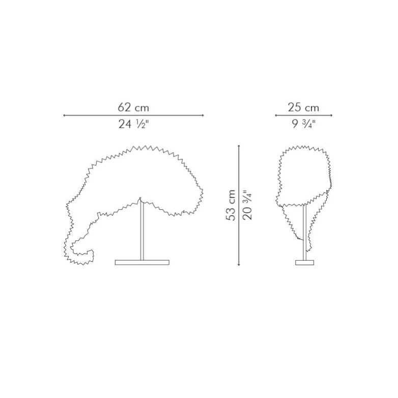 Dragon's Tail Table Portable Dimensions