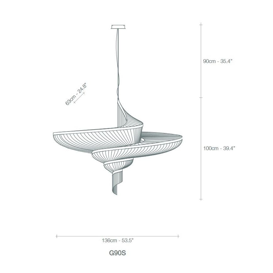 Epoque Suspension Dimensions