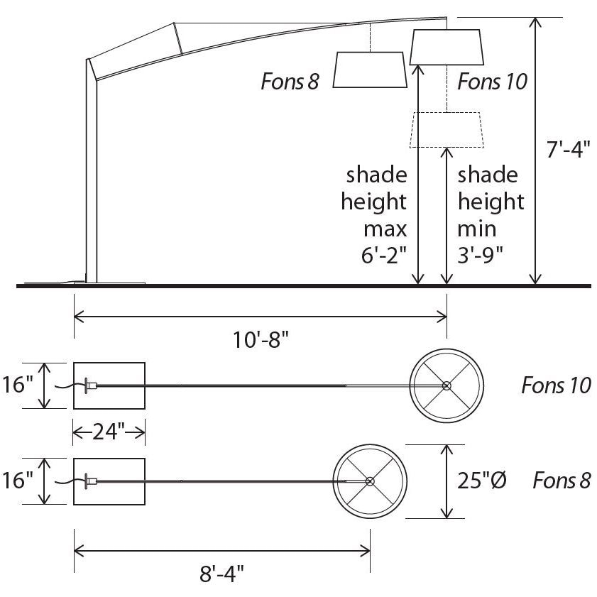 Fons Floor Dimensions
