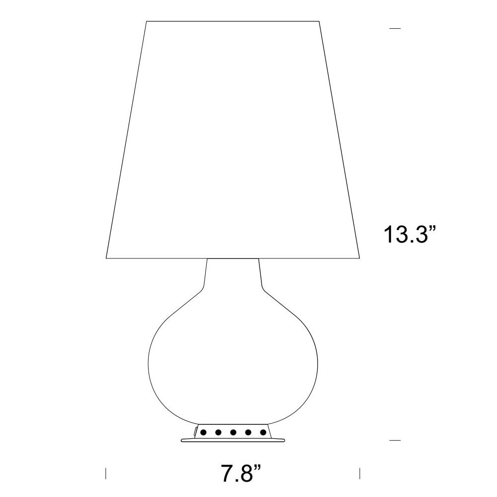 Fontana White Table Dimensions