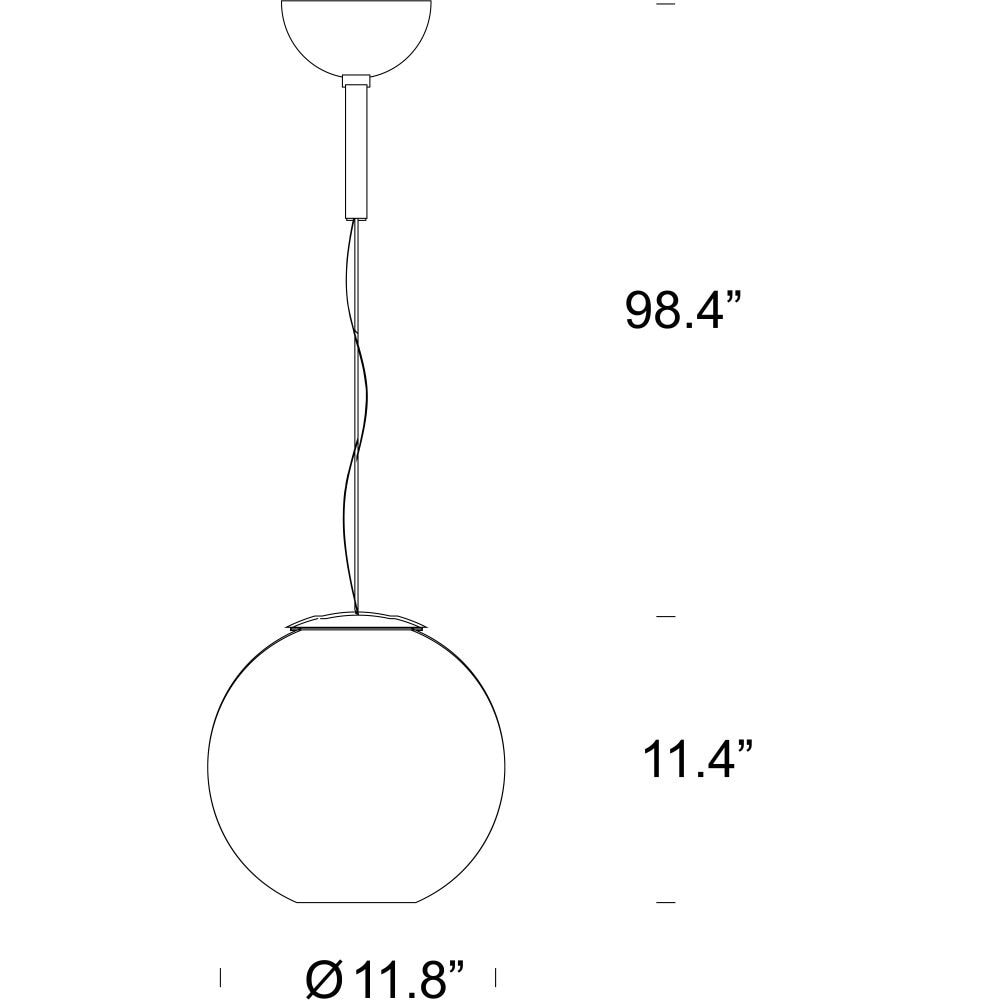 Globo Di Luce Suspension Dimensions