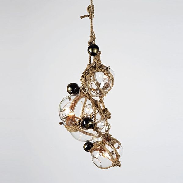 Roll & Hill Knotty Bubbles - 1 Large Bubble, 2 Small Bubbles, 5 Barnacles Suspension Lighting