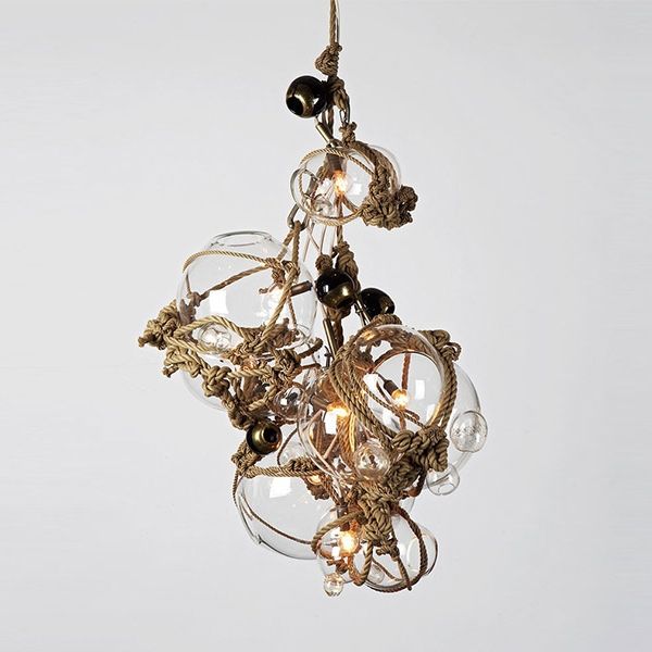 Roll & Hill Knotty Bubbles - 3 Large Bubbles, 2 Small Bubbles, 5 Barnacles Suspension Lighting