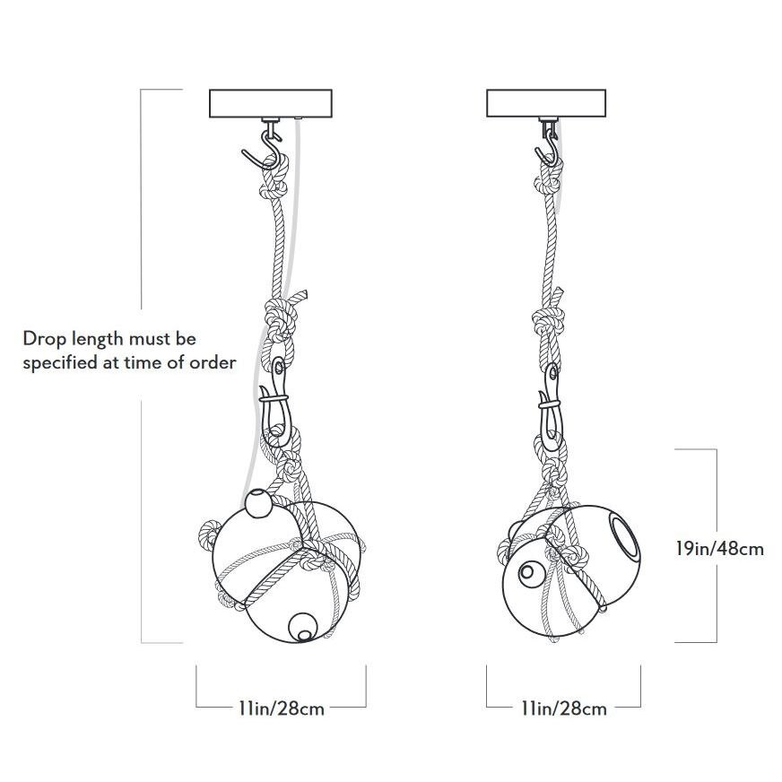 Knotty Bubbles Suspension Dimensions