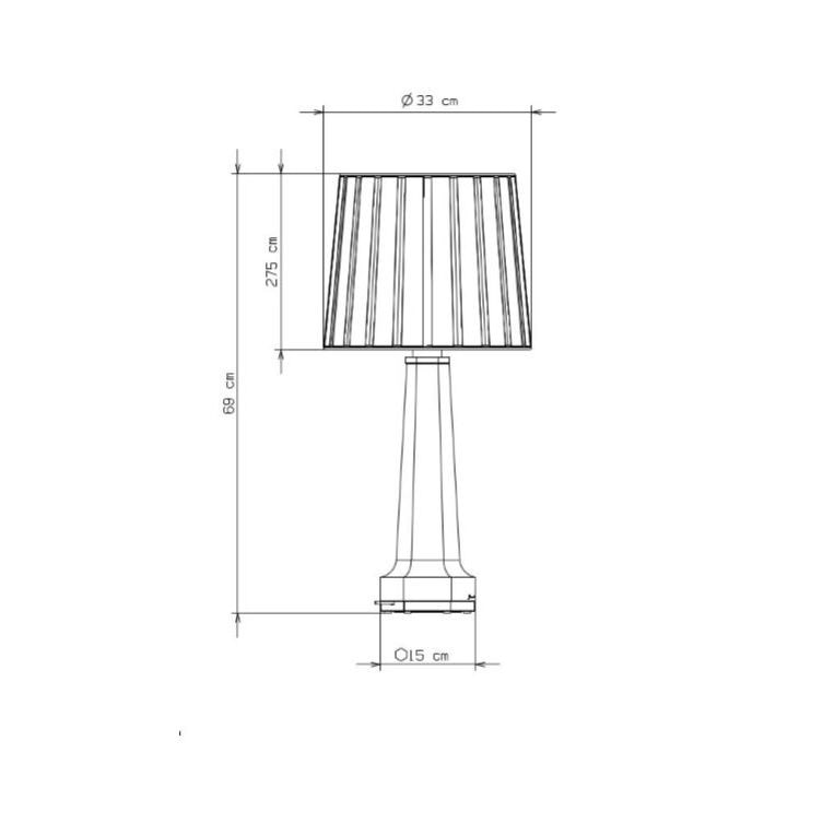 Krysta Table Dimensions