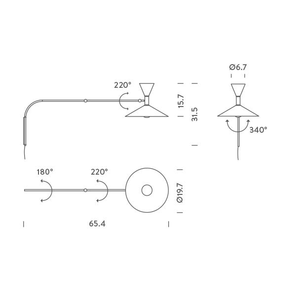 Lampe De Marseille Wall Dimensions