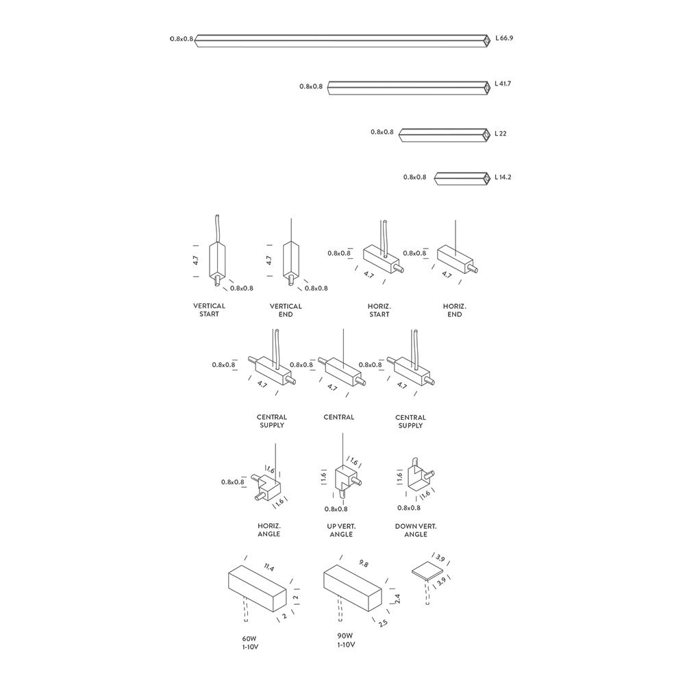 Linescapes System Dimensions