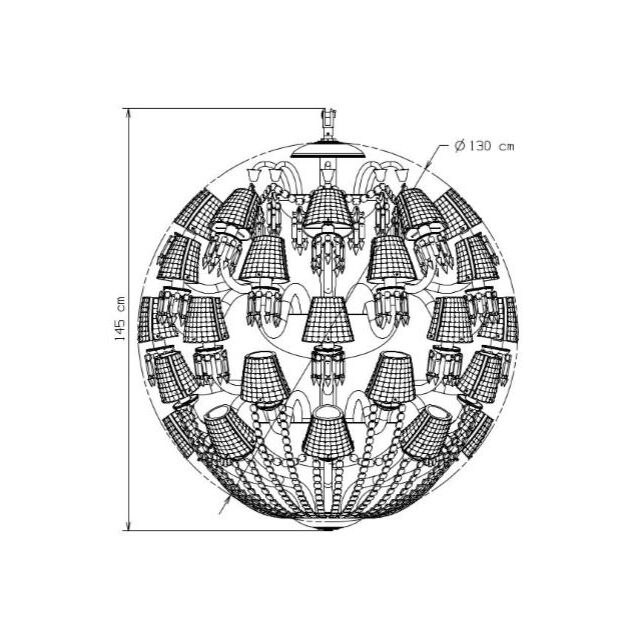 Le Roi Soleil Suspension - Baccarat | Chandeliers - USA & Canada