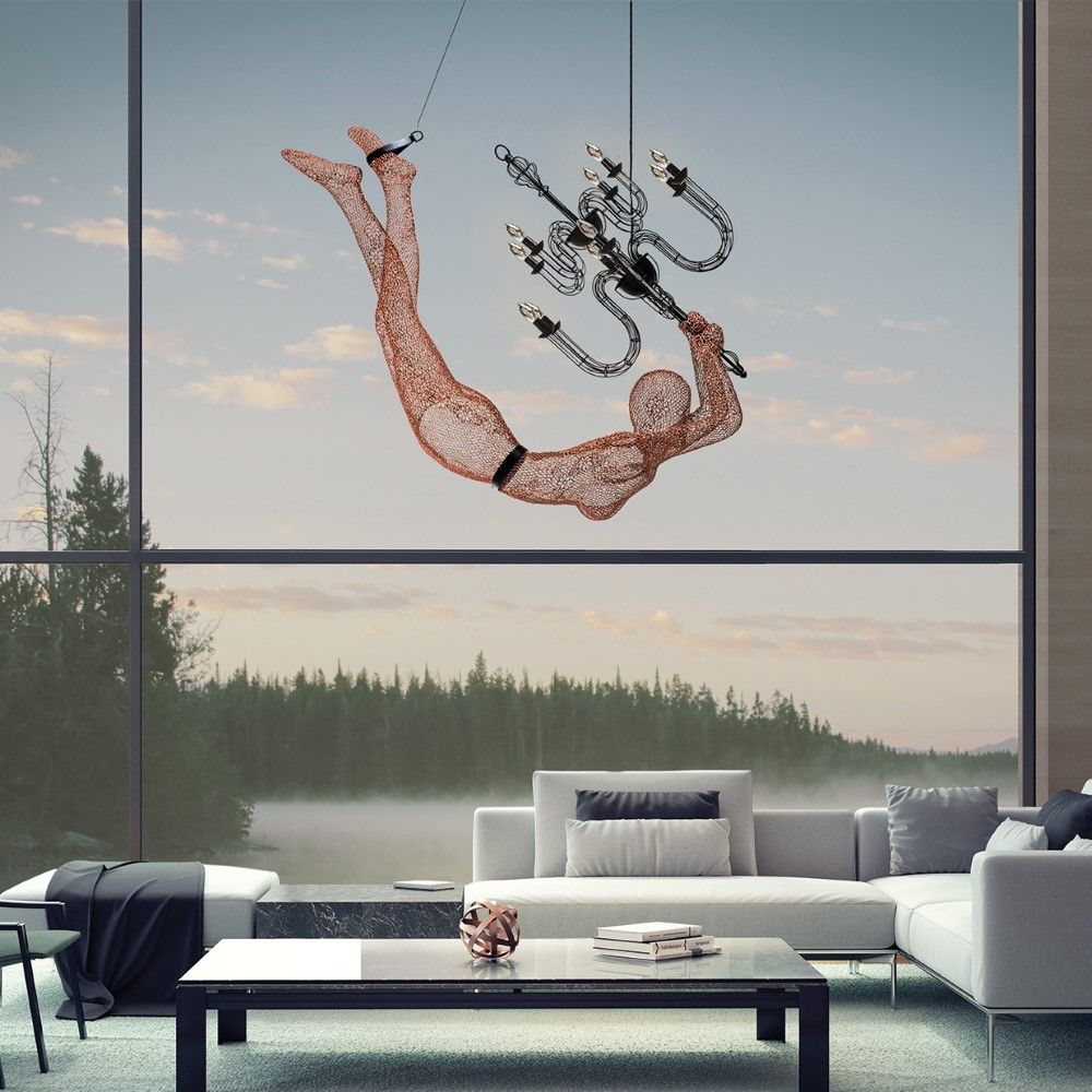 Limbo Chandelier Suspension - Kenneth Cobonpue | Chandeliers - USA