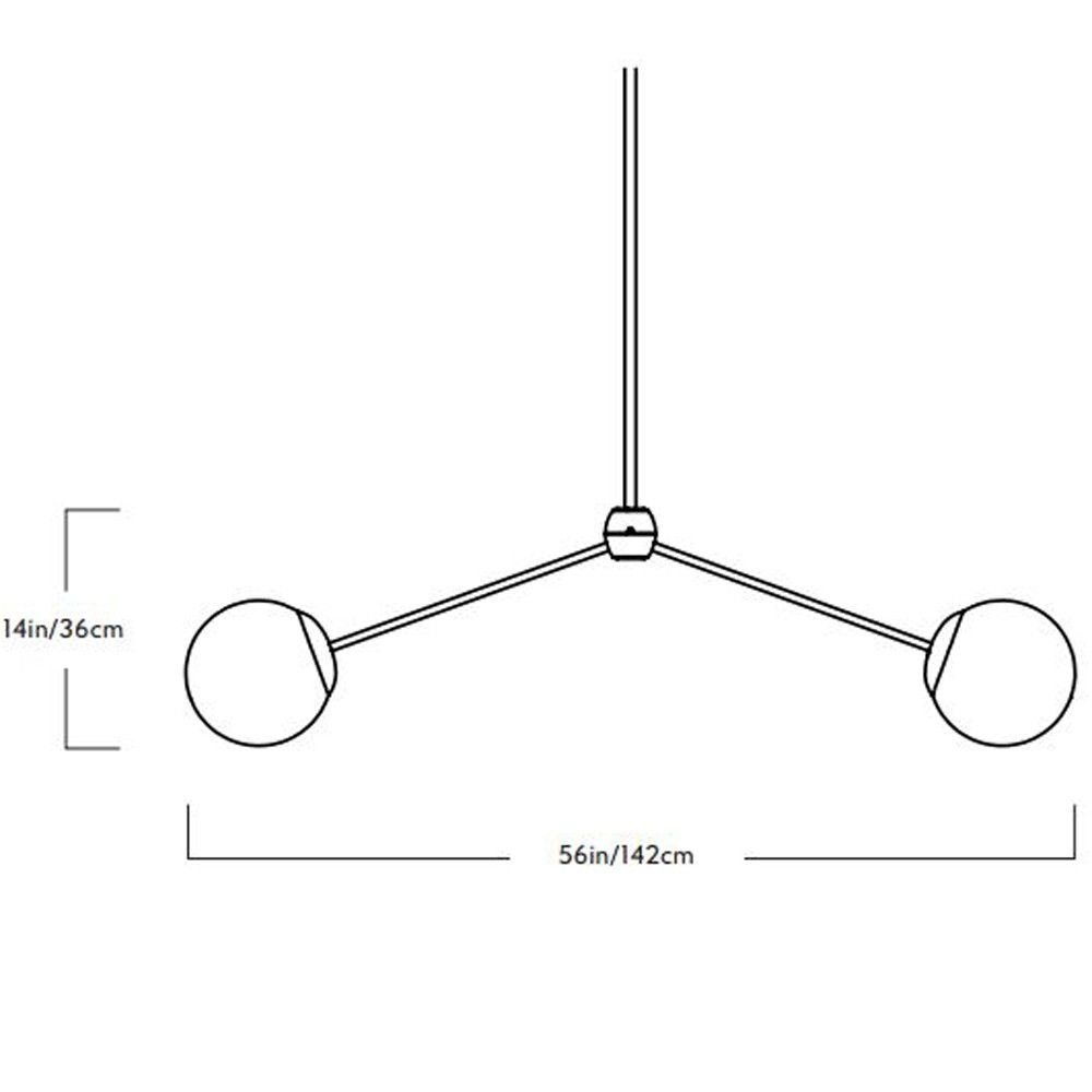 Modo 2 Globe Suspension Dimensions