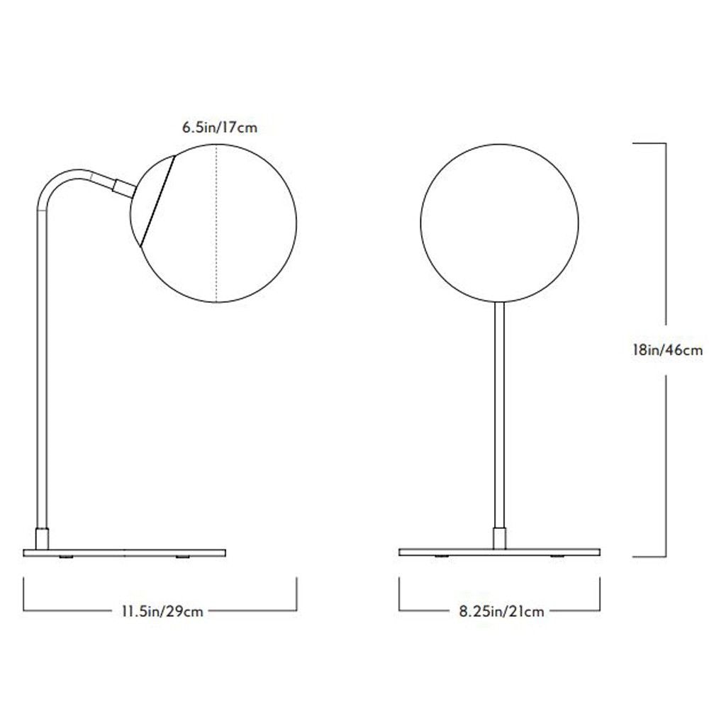 Modo Table Dimensions