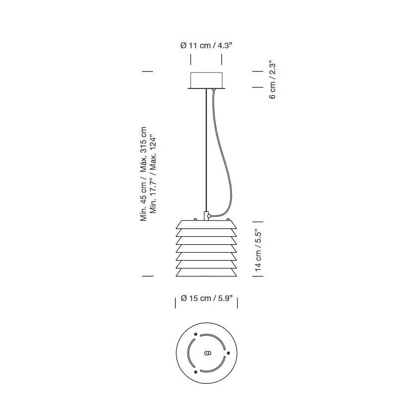 Maija 15 Suspension Dimensions