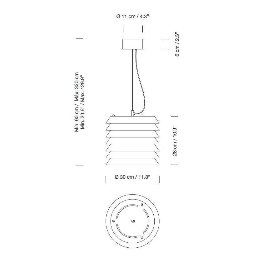 Maija 30 Suspension Dimensions