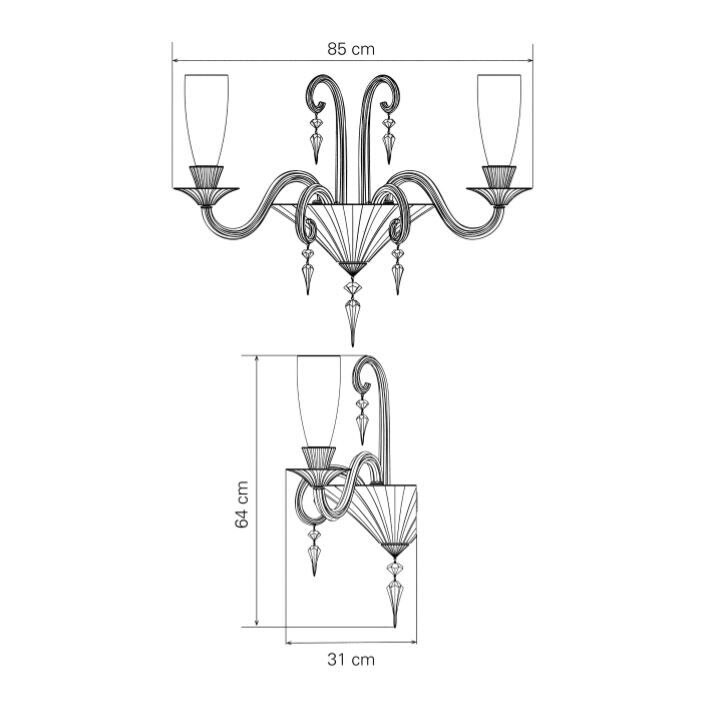 Mille Nuits With Hurricane Shades Wall Dimensions