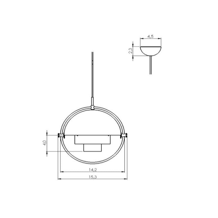 Multi-Lite Suspension Dimensions