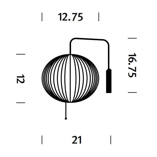 Nelson Ball Wall Dimensions