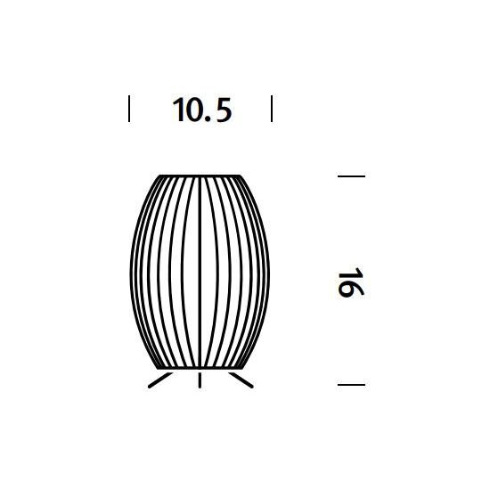 Nelson Tripod Cigar Table Dimensions