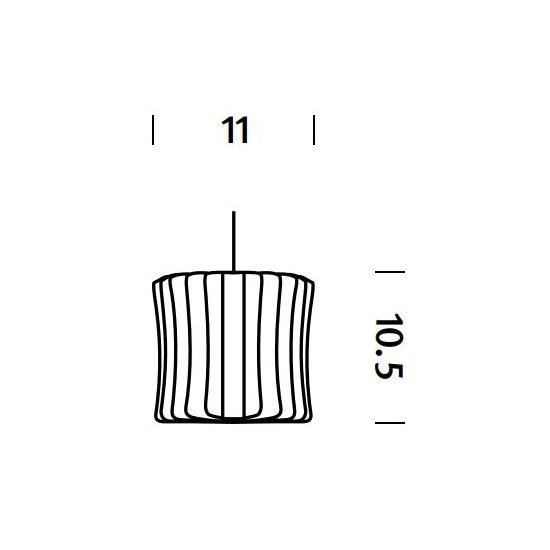 Nelson Bubble Lantern Suspension Dimensions