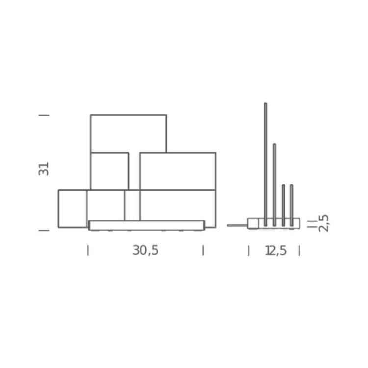 On Lines Table Dimensions