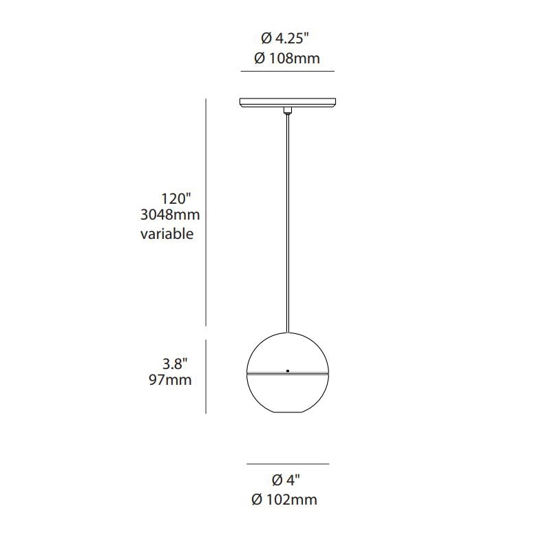 P1 Aura Suspension Dimensions