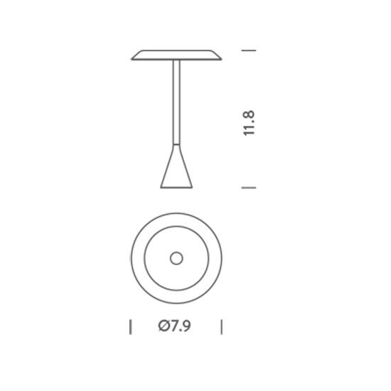 Panama Mini Portable Table Dimensions