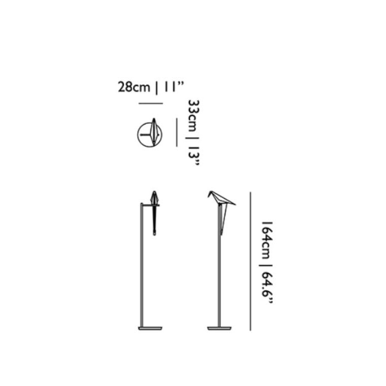 Perch Light Floor Dimensions