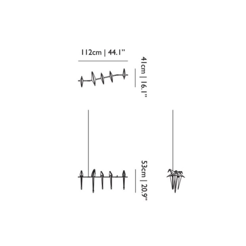 Perch Light Branch Suspension Dimensions