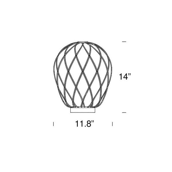 Pinecone Table Dimensions