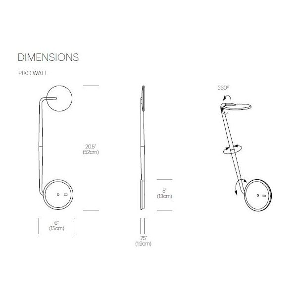 Pixo Wall Dimensions