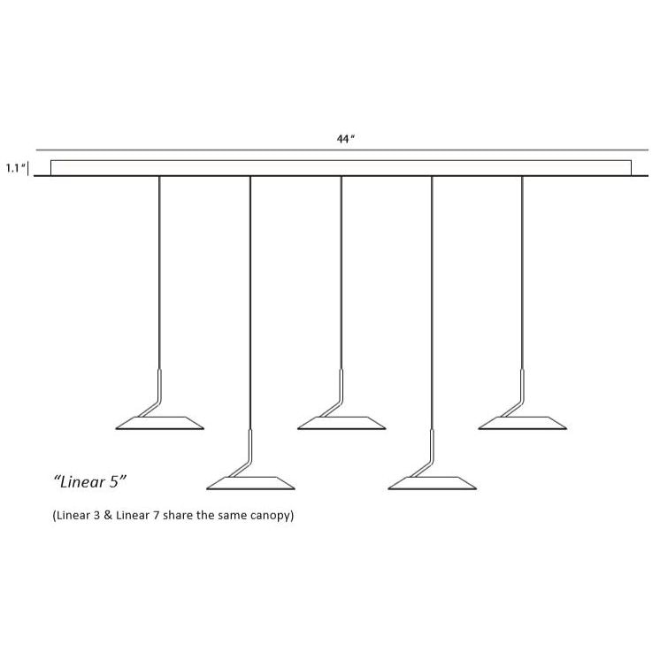 Royyo Linear Suspension Dimensions