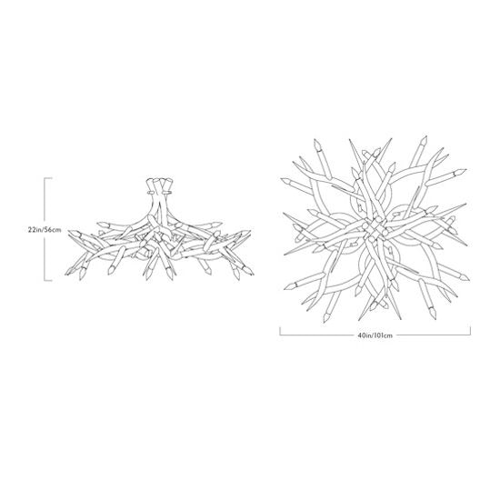 Superordinate 12 Antler Suspension Dimensions